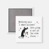 Niets zegt dat ik een grappige prijsopgave voor wi magneet (Voorkant / Achterkant)