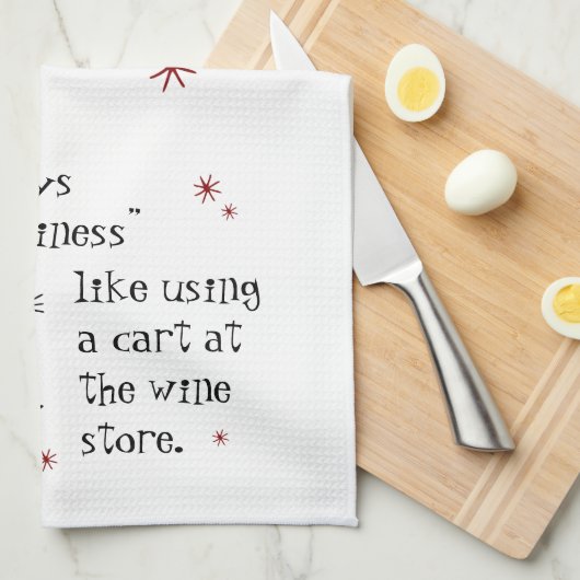 Niets zegt dat ik een grappige prijsopgave voor wi theedoek (Quarter Fold)