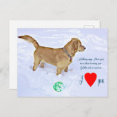 Niets zegt dat ik van je hou... meer gouden rector briefkaart (Voorkant / Achterkant)