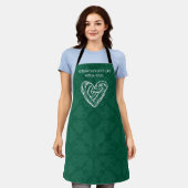Niets zegt liefde zoals Mama's Pasta Hartelijk Schort (Gedragen)