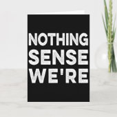 Niets Zin We Zijn En Maakt Wanneer Gescheiden Pare Kaart (Voorkant)