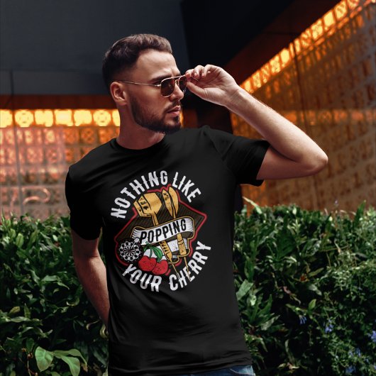 Niets zoals je kersen knallen - grappig T-shirt