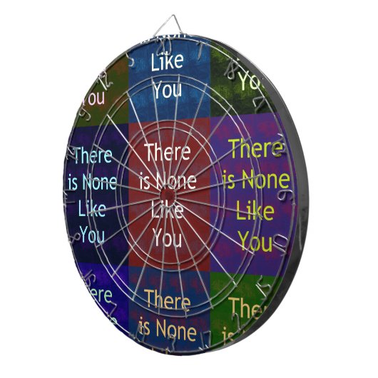 Niets zoals jij dartbord (Voorkant Rechts)