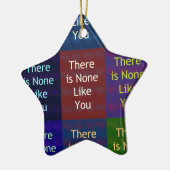 Niets zoals jij keramisch ornament (Links)