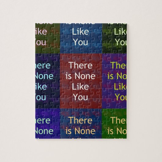 Niets zoals jij legpuzzel (Verticaal)