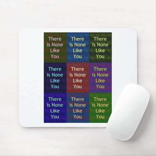 Niets zoals jij muismat (Met muis)