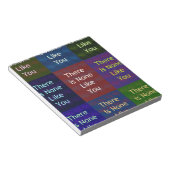 Niets zoals jij notitieblok (Schuin)