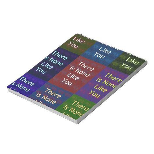 Niets zoals jij notitieblok (Linkerzijde)