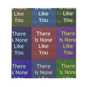 Niets zoals jij notitieblok (Voorkant)