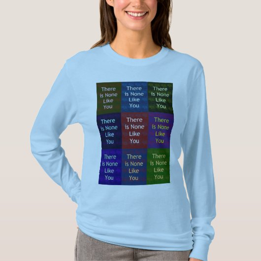 Niets zoals jij t-shirt (Voorkant)