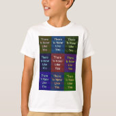 Niets zoals jij t-shirt (Voorkant)