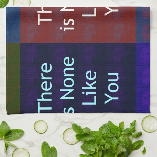 Niets zoals jij theedoek (Gevouwen)