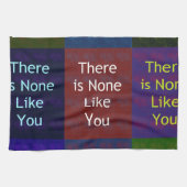 Niets zoals jij theedoek (Horizontaal)