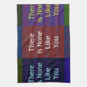 Niets zoals jij theedoek (Verticaal)