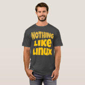 Niets zoals Linu t-shirt Penguin Tu Open Source (Voorkant volledig)