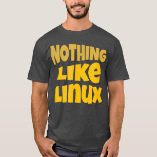 Niets zoals Linu t-shirt Penguin Tu Open Source