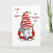 NIETS ZOU ME NIET STOPEN VAN GEZEGDE MERRY CHRISTM FEESTDAGEN KAART (Voorkant)