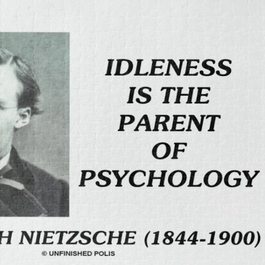 Nietsheid is de basis van psychologie Nietzsche Legpuzzel