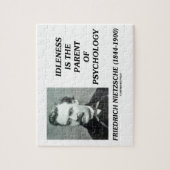 Nietsheid is de basis van psychologie Nietzsche Legpuzzel (Verticaal)