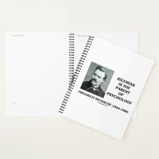 Nietsheid is het fundament van de psychologie Niet Planner (Display)