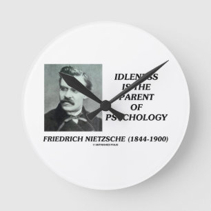 Nietsheid is het fundament van de psychologie Niet Ronde Klok