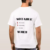 nietszeggend t-shirt (Achterkant)