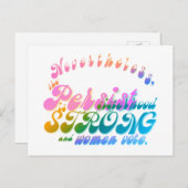 Niettemin, duurde zij voort briefkaart (Voorkant / Achterkant)