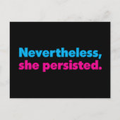 Niettemin duurde zij Zwart Briefkaart voort (Voorkant)