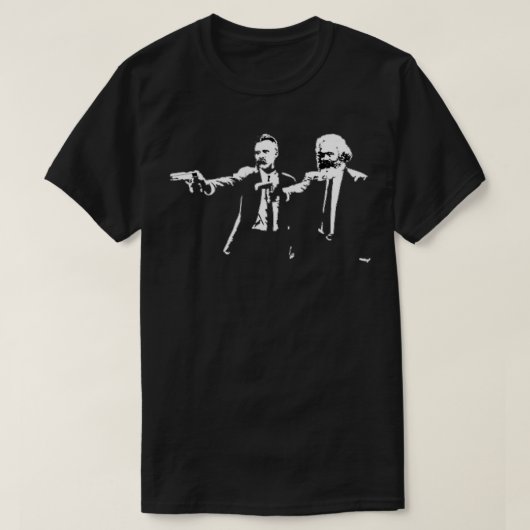 Nietzche en Marx T-shirt (Design voorkant)