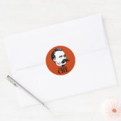 Nietzs-Che Ronde Sticker (Envelop)