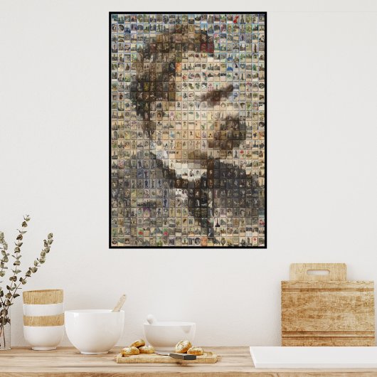 Nietzsche 24x24 in 3D Poster (Keuken)