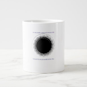 Nietzsche Afgrond Citaat Minimalistische Filosofie Grote Koffiekop