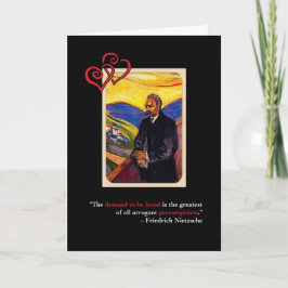 Nietzsche Anti-Valentine's Day Card #2 Feestdagen Kaart