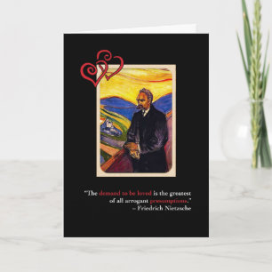 Nietzsche Anti-Valentine's Day Card #2 Feestdagen Kaart