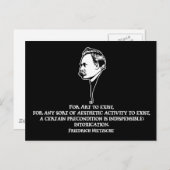 Nietzsche-art-1-DKT Briefkaart (Voorkant / Achterkant)