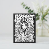 Nietzsche - Art Briefkaart (Staand voorkant)