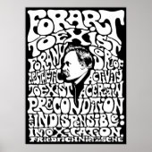 Nietzsche - Art Poster (Voorkant)