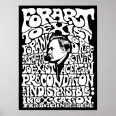 Nietzsche - Art Poster (Voorkant)