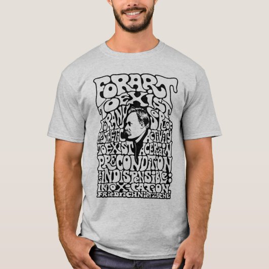 Nietzsche - Art T-shirt (Voorkant)