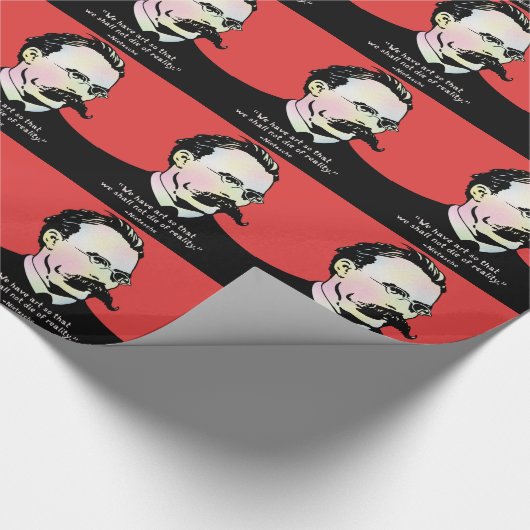 Nietzsche - Art v. Reality Cadeaupapier (Hoek)