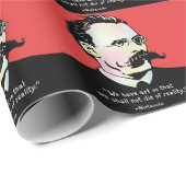 Nietzsche - Art v. Reality Cadeaupapier (Rol Hoek)