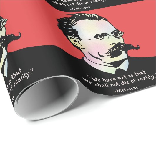 Nietzsche - Art v. Reality Cadeaupapier (Rol Hoek)