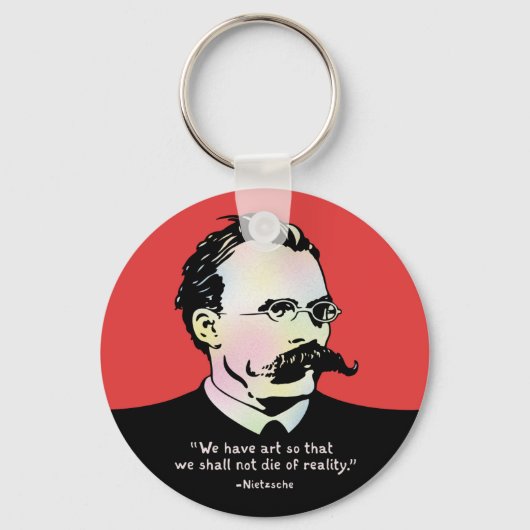 Nietzsche - Art v. Reality Sleutelhanger (Voorkant)