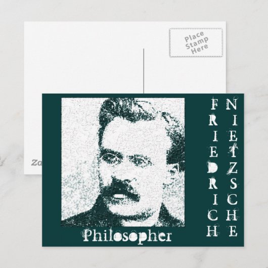 Nietzsche Briefkaart (Voorkant / Achterkant)