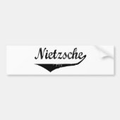 Nietzsche Bumpersticker (Voorkant)
