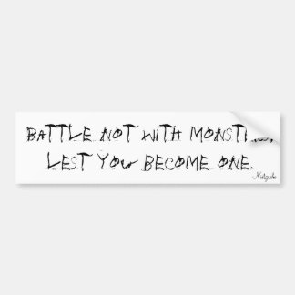 Nietzsche Bumpersticker