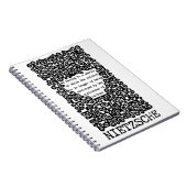 Nietzsche citeert Nietzsche dat CULTUUR in gevaar Notitieboek (Rechterzijde)