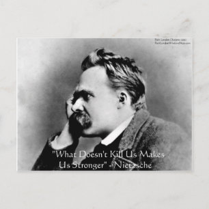 Nietzsche "Doet je geen kwaad" Quote Cadeaus & T-s Briefkaart