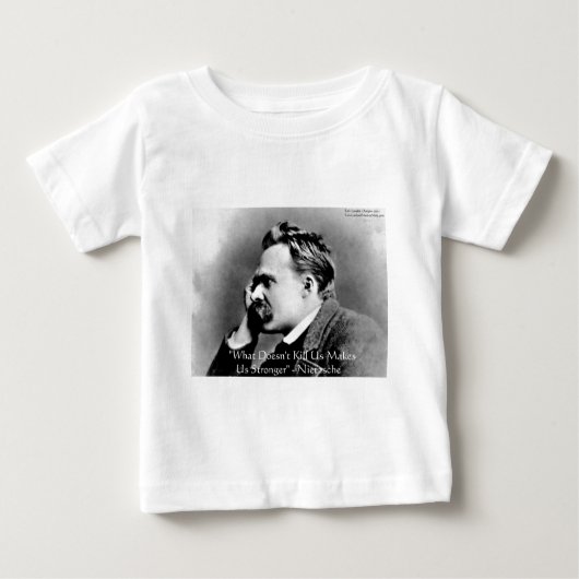 Nietzsche "Dood U niet" Citaat Gifts & T - shirts (Voorkant)