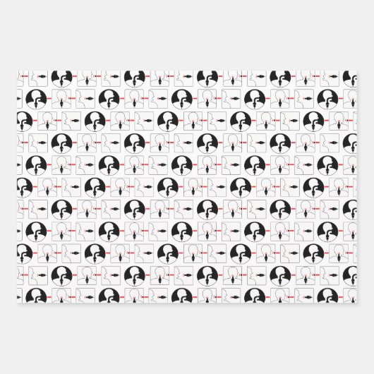 Nietzsche - drie Design Inpakpapier Vel (Voorkant 2)